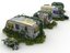 3D model apocalyptic camper wreck pack