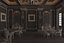 Classic Restaurant Interior Design White