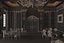 Classic Restaurant Interior Design White