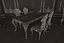 Classic Restaurant Interior Design White