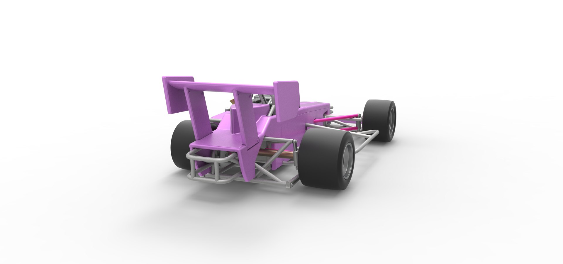 Diecast Supermodified front engine race car V2 Scale 1 to 25 3D model ...
