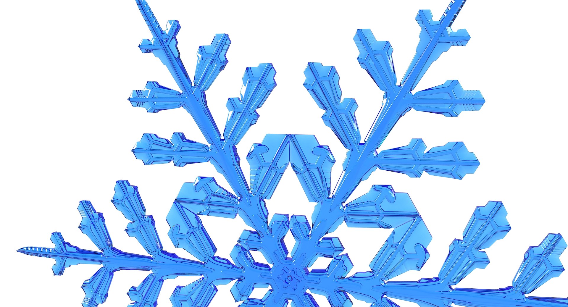 3D realistic snowflake 6 model - TurboSquid 1369908