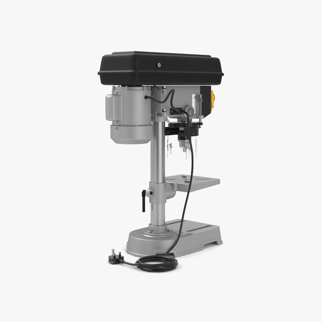 3D Pillar Drill TurboSquid 2119390