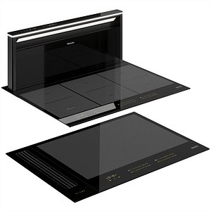 3D Built-in hoods with Miele cooktops