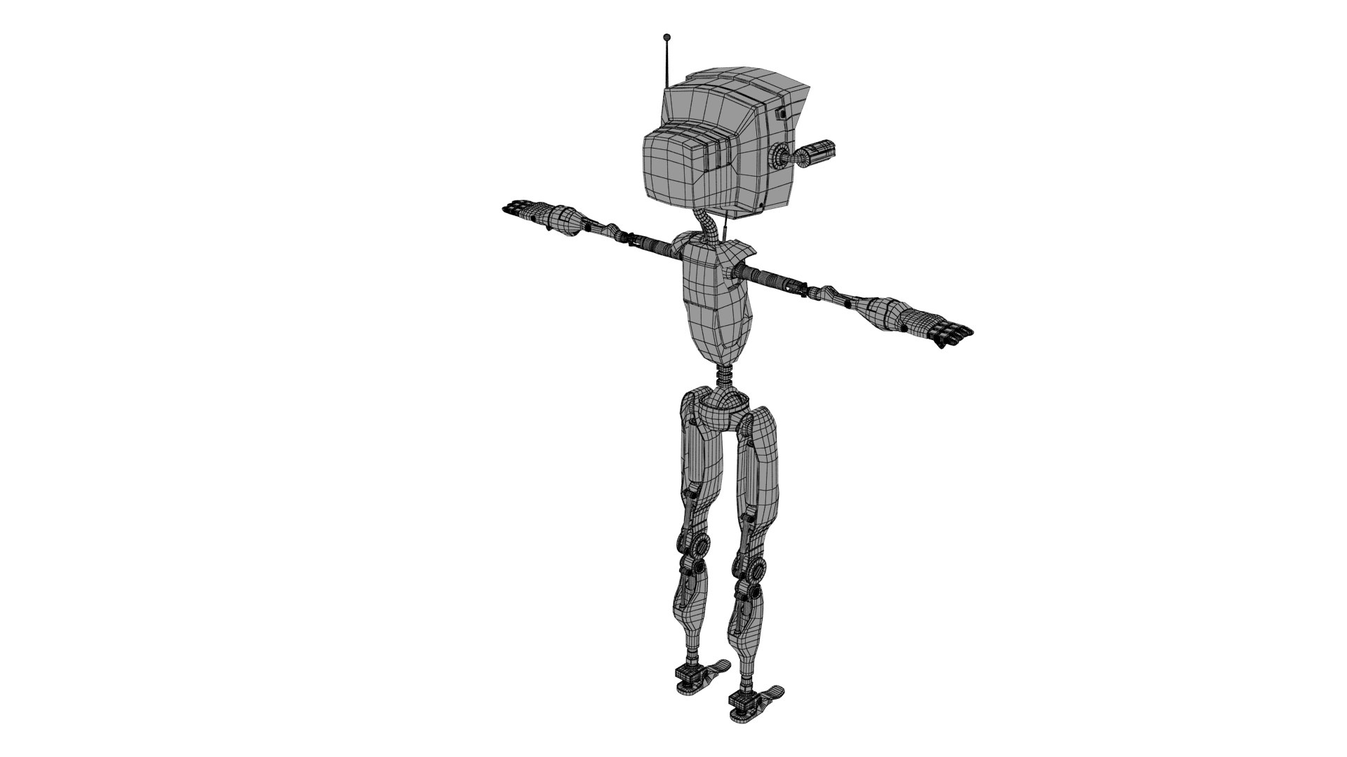 Telebot bot tele 3D model - TurboSquid 1689056
