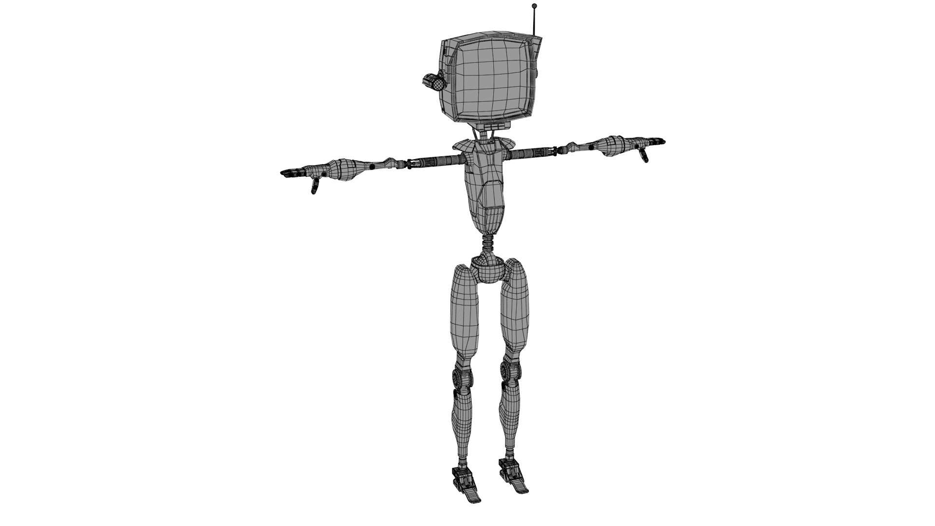Telebot bot tele 3D model - TurboSquid 1689056