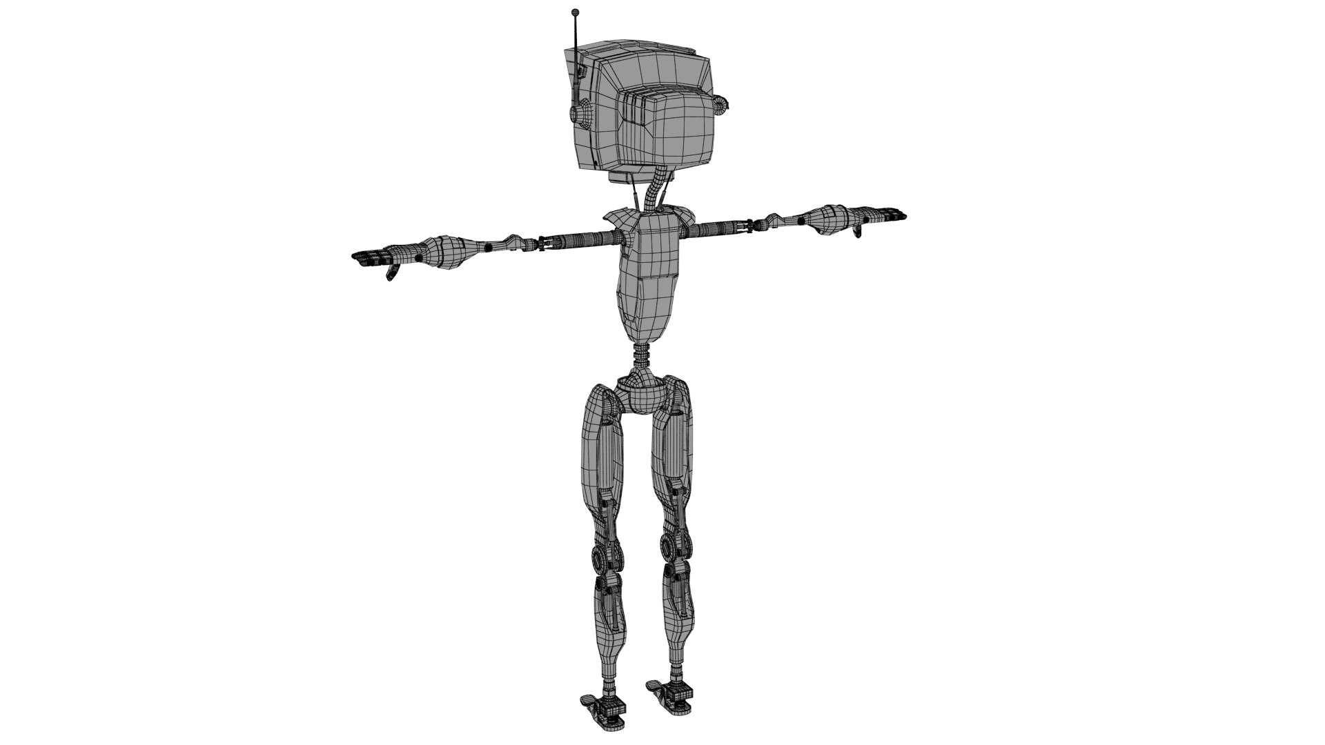 Telebot bot tele 3D model - TurboSquid 1689056