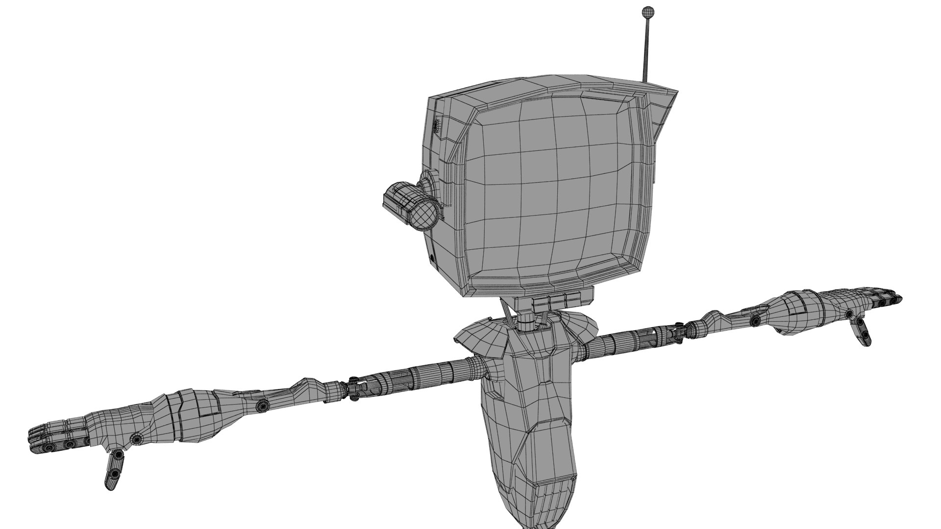 Telebot bot tele 3D model - TurboSquid 1689056
