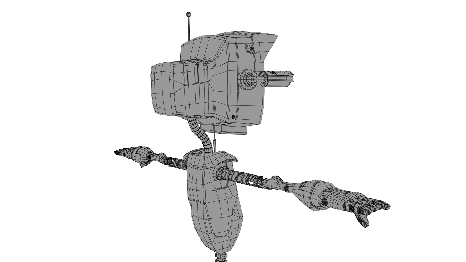 Telebot bot tele 3D model - TurboSquid 1689056