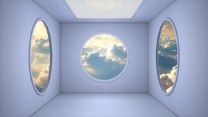 3D Sci Fi Room model
