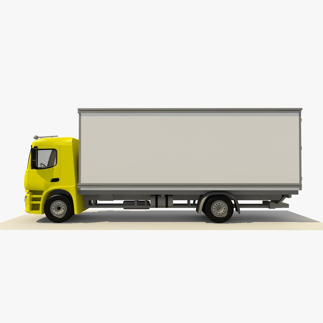 3D Generic 2 Yellow Lorry - TurboSquid 1304710