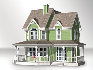 Green Victorian House