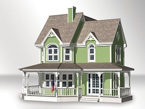 Green Victorian House