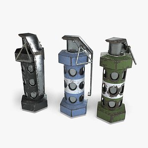 flashbang grenade 3d model