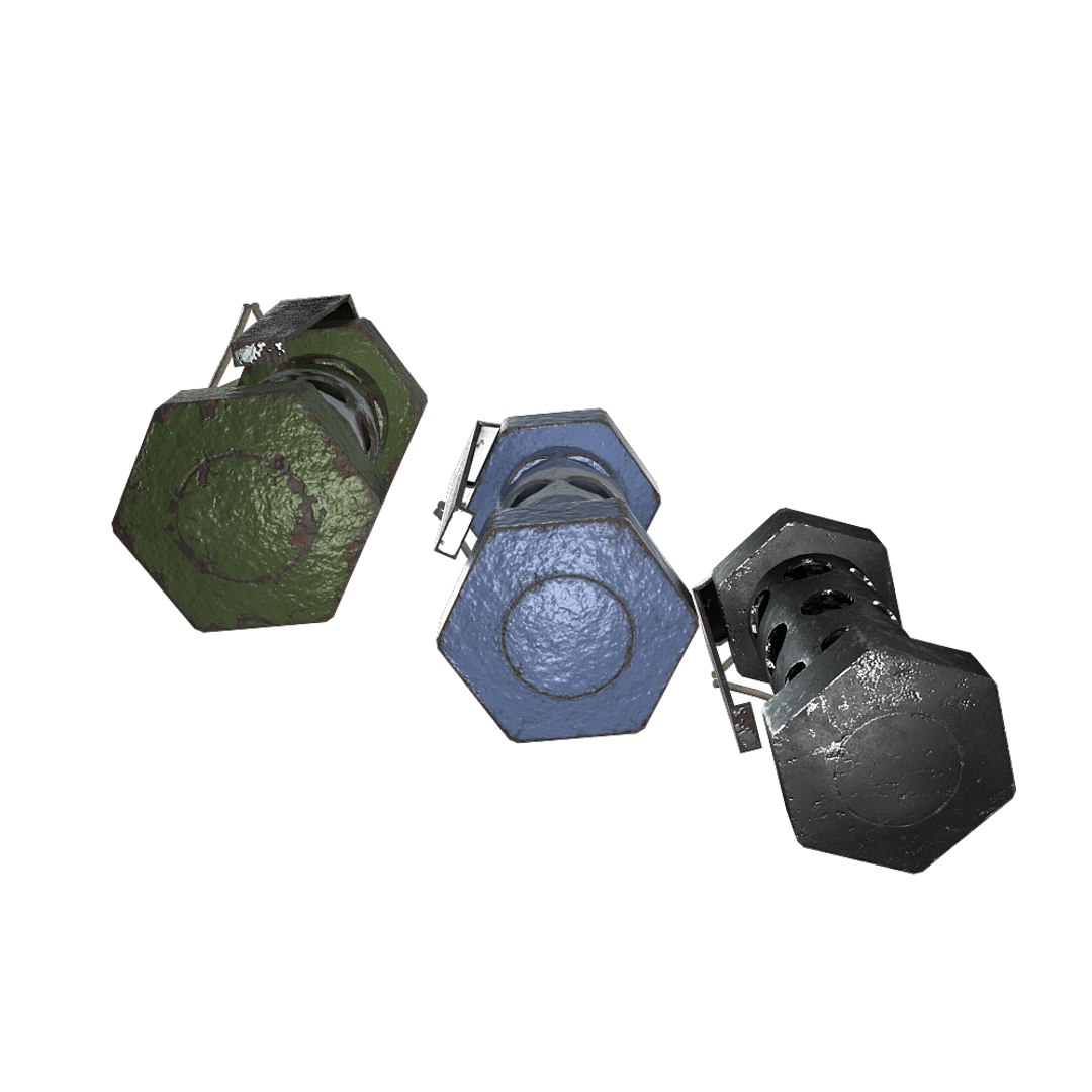 Flashbang Grenade 3d Model