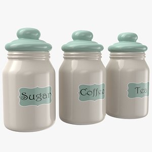 Kitchen Tea Set Jars