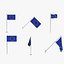 eu flags 3d model