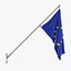 eu flags 3d model