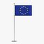 eu flags 3d model