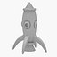 3D rocket model