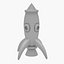 3D rocket model
