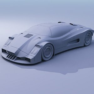 concept car 3d 3ds
