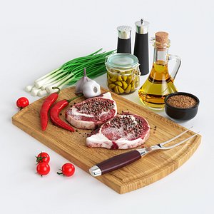 Still Life Black Angus Steak