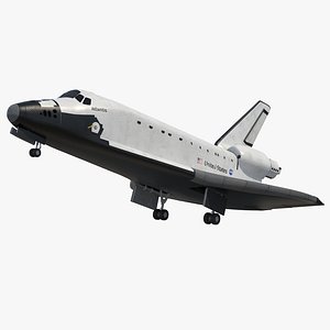 space shuttle atlantis rigged 3d ma