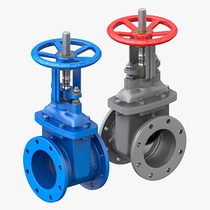 3D Gate valve model