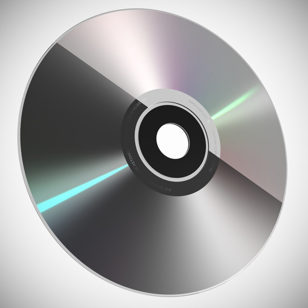 Dvd Cd Disc 3d Max