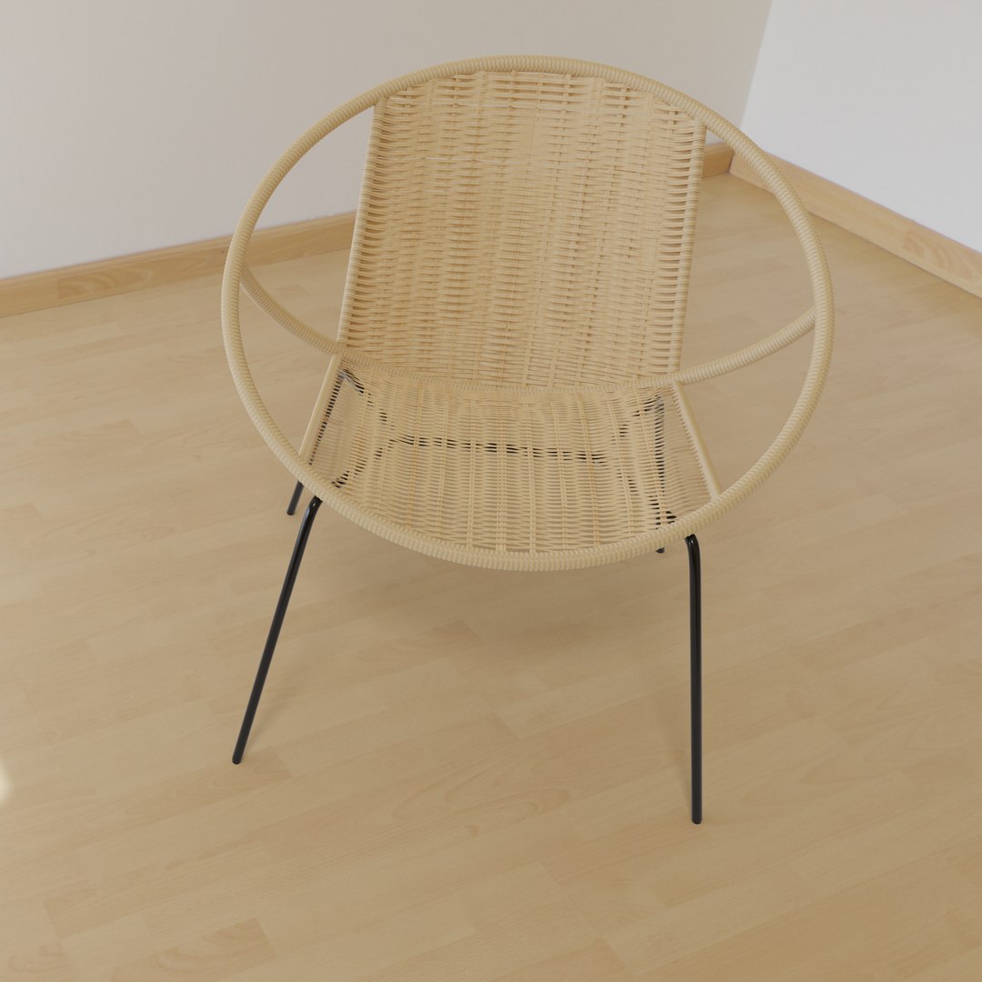 Armchair IKEA SOLSTA OLARP 3D Model TurboSquid 2109259