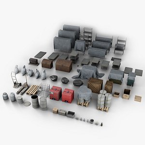 Warehouse Props Pack 3D