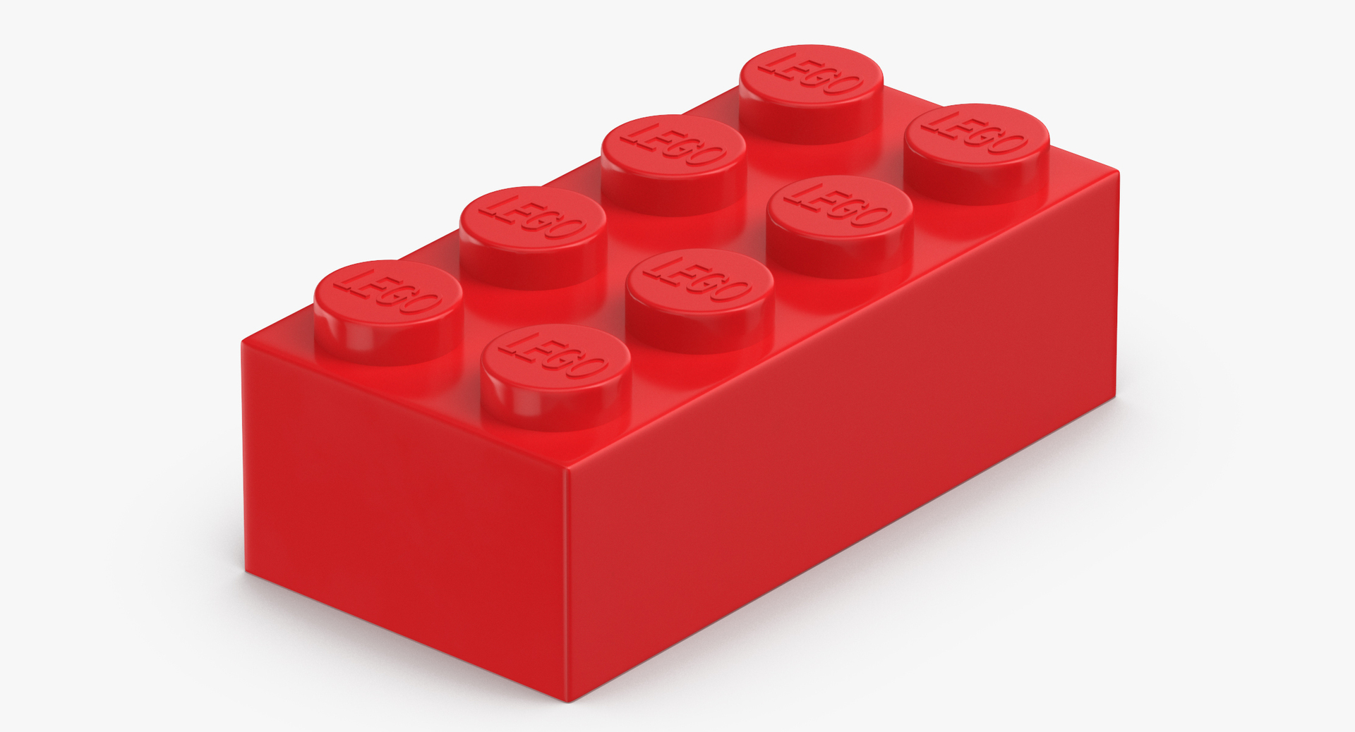 Lego brick 2x4 bright 3D 1409501