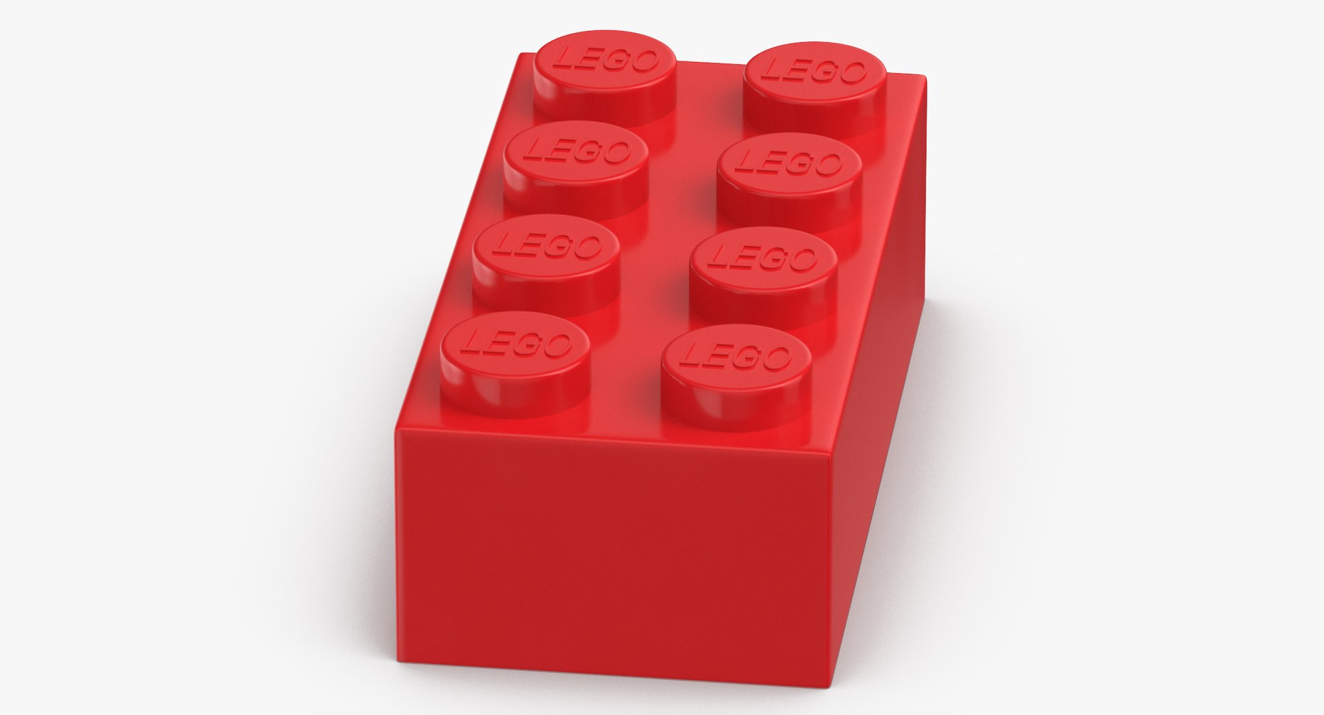 modèle 3D de Brique Lego 2x4 Rouge Vif - TurboSquid 1409501