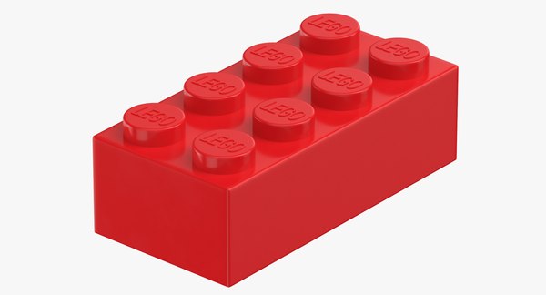 modèle 3D de Brique Lego 2x4 Rouge Vif - TurboSquid 1409501