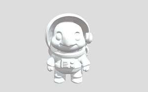 Astronaut Turtle 3D model