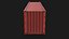 40 Fuß Seitentürcontainer – Rot
