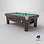 Commercial Public Pool Table Brunswick Green