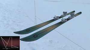 mountain ski 3D model
