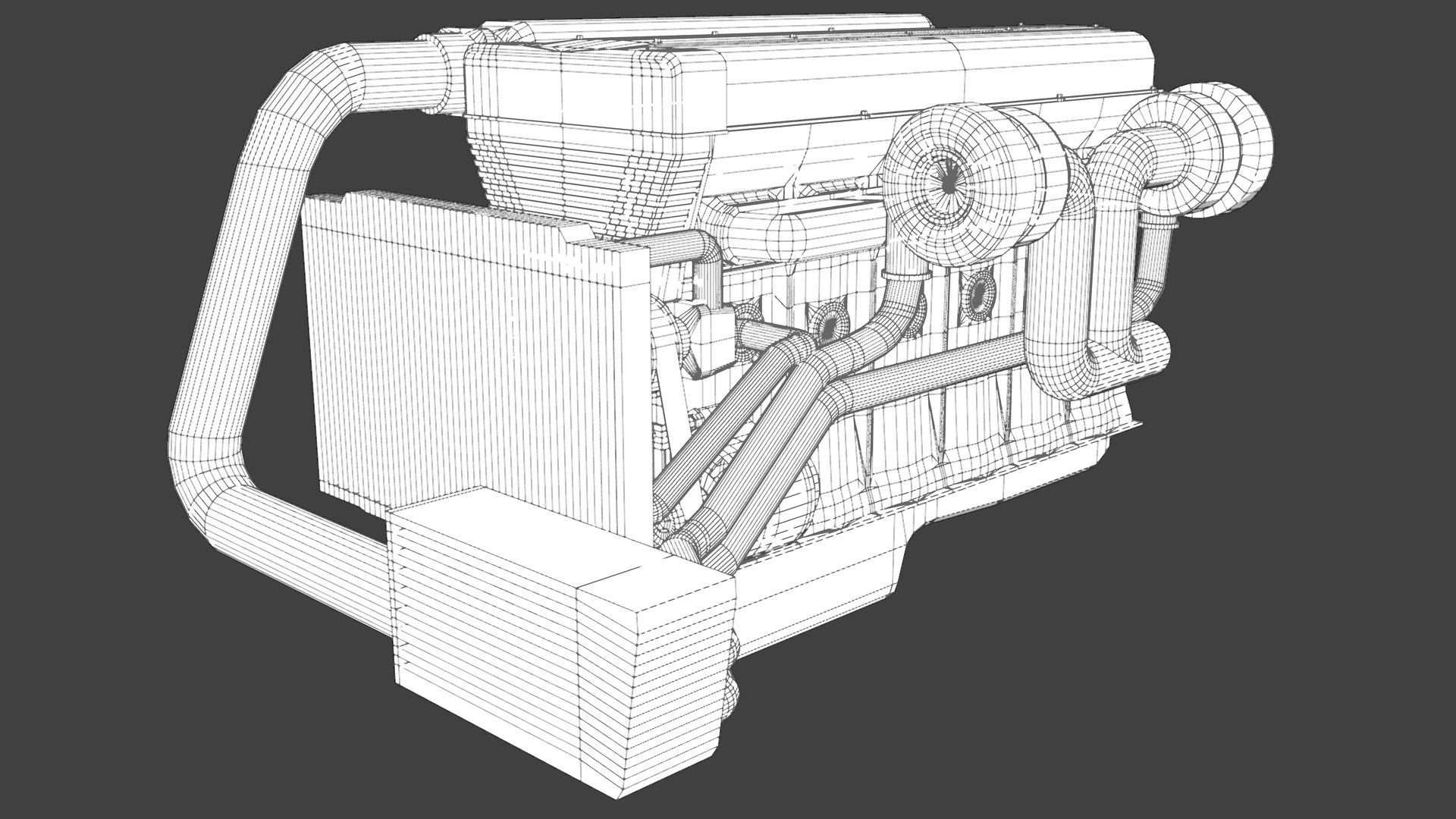 3D 2jz Inspired I-6 - TurboSquid 1915551