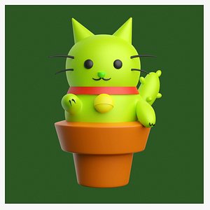 Plant Cactus Character 3D model