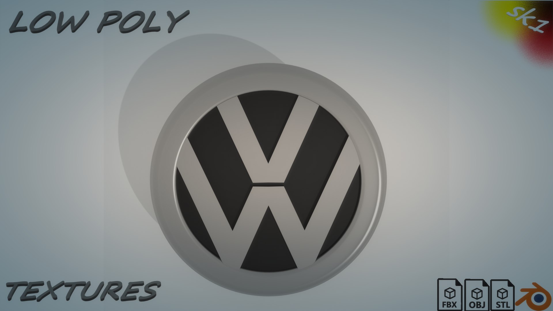 Emblem Volkswagen 3D - TurboSquid 2175967