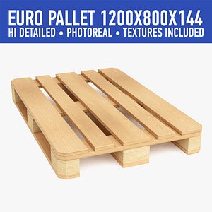 wood pallet 3d 3ds