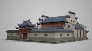 ancient building luxurious 3D model