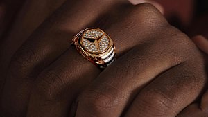 Classic Mercedes Benz Ring 3D model