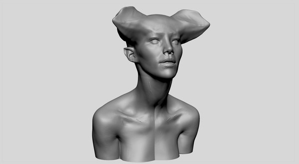 Des Modèles Libre de 3D Tête De Femme à Télécharger