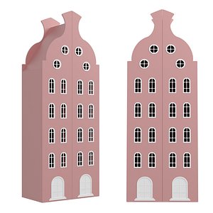 3D children s wardrobe lodge model