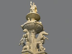 3D classic marble sculpture model