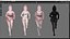 Collection de vêtements 001 - Rig - Unreal - Unity - Blender - Animé