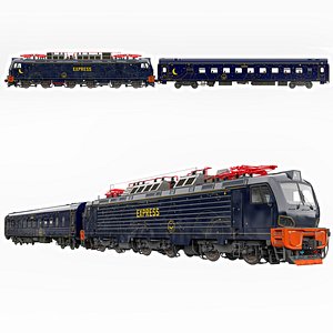 EP20 OLIMP MIDNIGHT EXPRESS With Passenger wagon